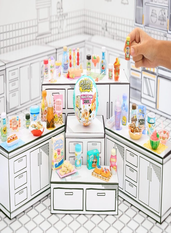 MGA's Miniverse Make It Mini Cafe Series 4 (6 Pack), Mini Collectibles - Mystery Blind Packaging, DIY, Resin Play, Replica Food, NOT Edible, Collectors, 8+ - Image 5